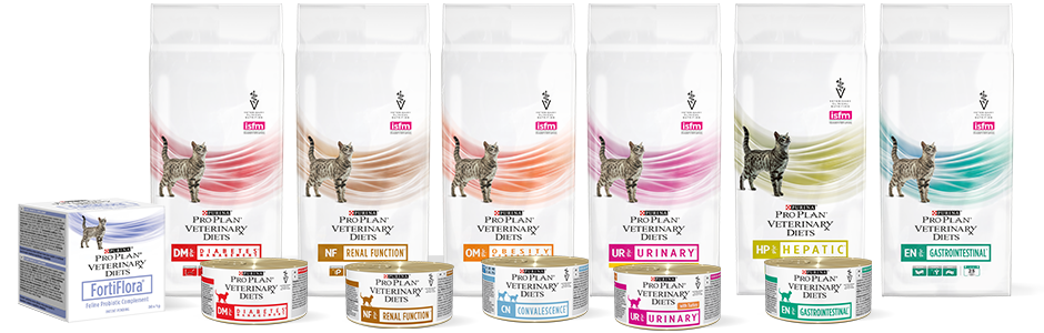 Лечебный корм для кошек при разных заболеваниях — Purina Pro Plan Veterinary diets