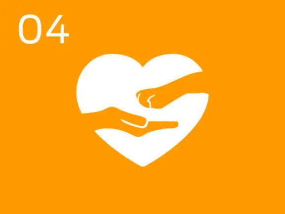 Infographic pet paw inside a heart