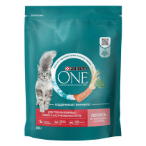 Сухой корм Purina ONE® для стерилизованных кошек и кастрированных котов, с лососем
