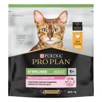 Сухой корм PRO PLAN® для взрослых стерилизованных кошек и кастрированных котов старше 1 года, с высоким содержанием курицы