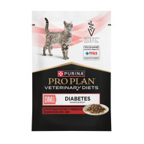 Влажный корм для кошек диетический PURINA® PRO PLAN® VETERINARY DIETS DM St/Ox Diabetes Management при диабете с говядиной