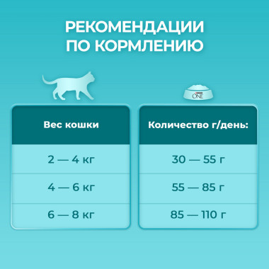 Сухой корм Purina ONE® полнорационный для взрослых кошек с чувствительным пищеварением и разборчивым вкусом в еде
