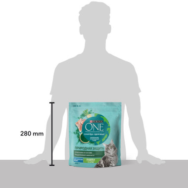 Сухой корм Purina ONE® Природа Здоровья для взрослых кошек с индейкой