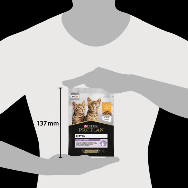 Влажный корм PRO PLAN® Nutri Savour для котят, кусочки с курицей в желе