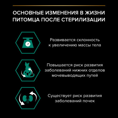 Влажный корм PRO PLAN® Sterilised для взрослых стерилизованных кошек и кастрированных котов, микс с говядиной, курицей, уткой