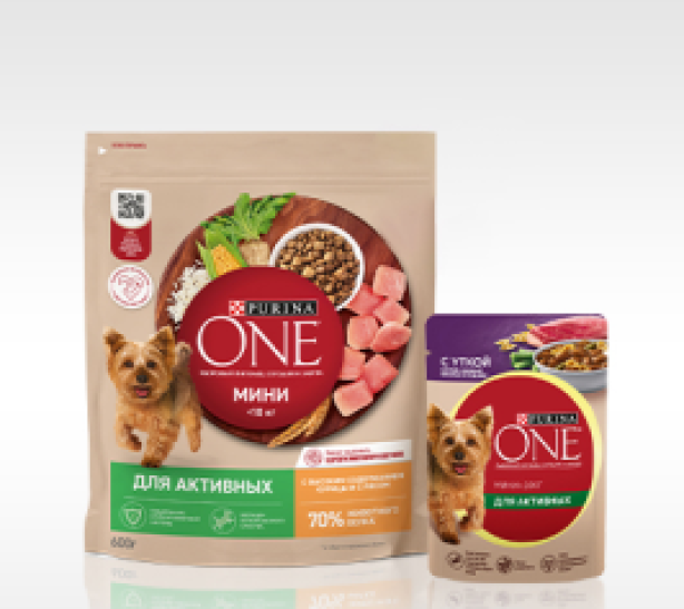 Purina ONE для активных собак