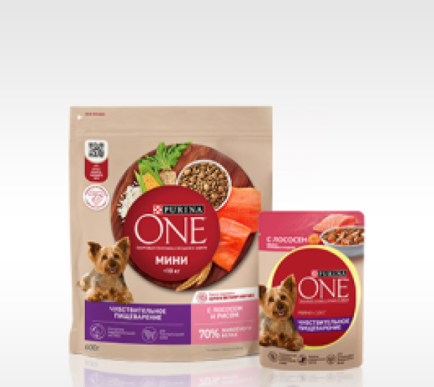 Purina ONE для чувствительного пищеварения