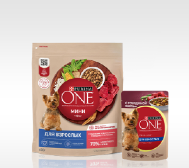 Purina ONE для взрослых собак